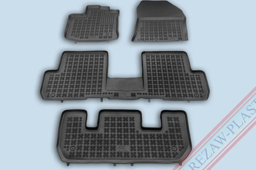 Gummimatta Svart Dacia Lodgy 7-sits 2012-2020