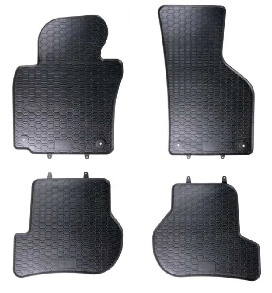 Gummimatta Svart VW Golf MK5/6 / VW Jetta MK5 / VW Scirocco