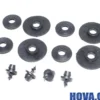 Gummimatta Svart Vw Golf VIII Hybrid 2019->