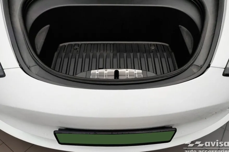 Inre Lastskydd Rostfri Borstad Metall Tesla Model 3 2019-2023