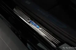 Instegslister i Blank Svart Stål Bmw X6 G06 2019-><noscript><img width=