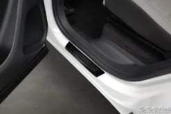 Instegslister i Blank Svart Stål Citroen C5 Aircross 2018-2025