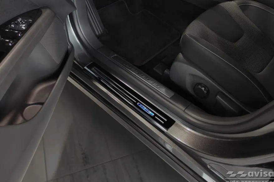 Instegslister i Blank Svart Stål Ford Mondeo V Halvkombi 2014-2022