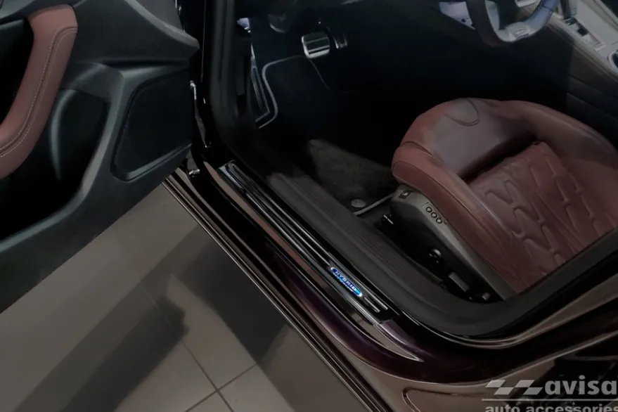 Instegslister i Blank Svart Stål Peugeot 508 II Sedan 2018->
