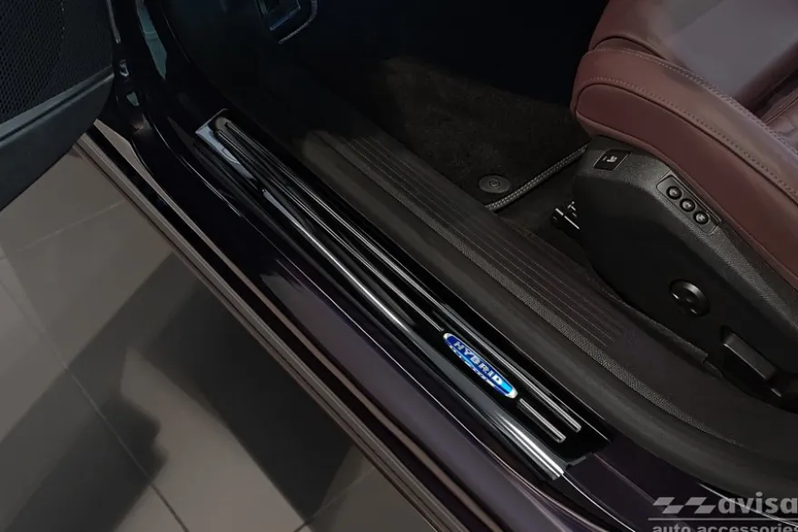 Instegslister i Blank Svart Stål Peugeot 508 II Sedan 2018->