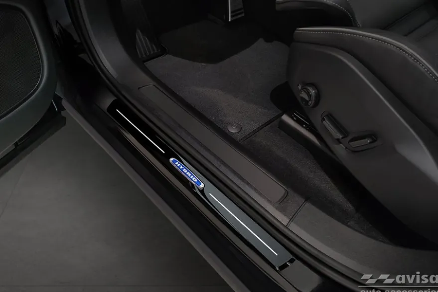Instegslister i Blank Svart Stål Volvo XC60 II 2017->
