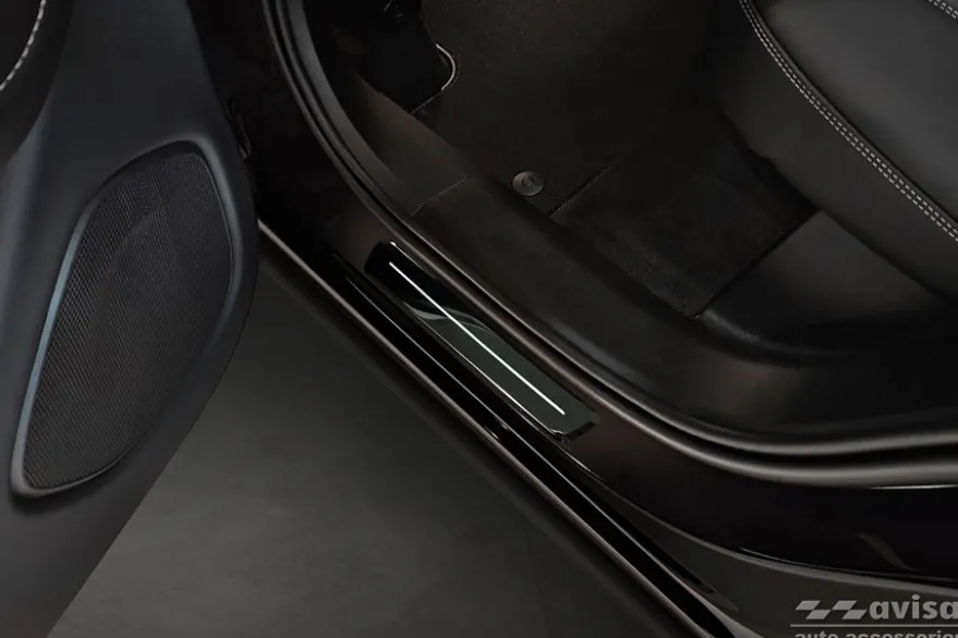 Instegslister i Blank Svart Stål Volvo XC60 II 2017->