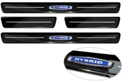 Instegslister i Blank Svart Stål Volvo XC60 II 2017-><noscript><img width=