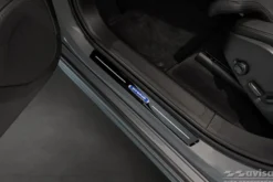 Instegslister i Blank Svart Stål Volvo XC90 II 2015-><noscript><img width=