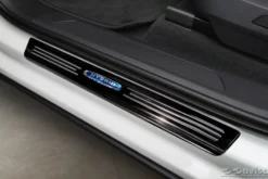 Instegslister i Blank Svart Stål VW Touareg III 2018->