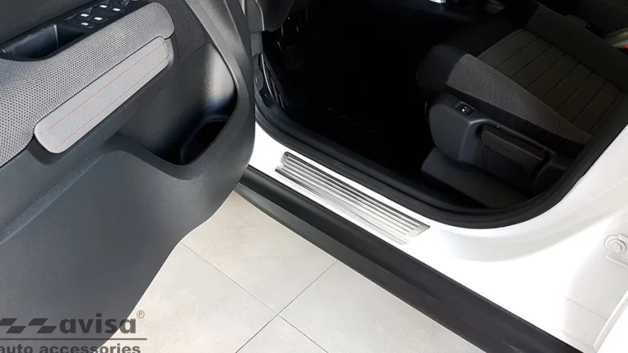 Instegslister i Borstad stål Citroen C3 Aircross II 2017->
