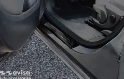 Instegslister i Borstad svart Stål Opel Zafira Tourer 2012-2019