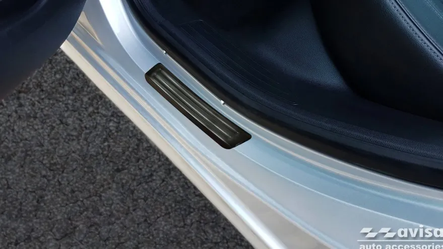 Instegslister i Borstad svart Stål Peugeot 508 I 2011-2018