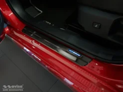 Instegslister i Borstad svart Stål Toyota Corolla XII Hybrid Sedan, Cross, Kombi, Hatcback 2018->
