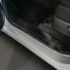 Instegslister i Borstad Svart Stål Toyota Hilux VIII 2020->
