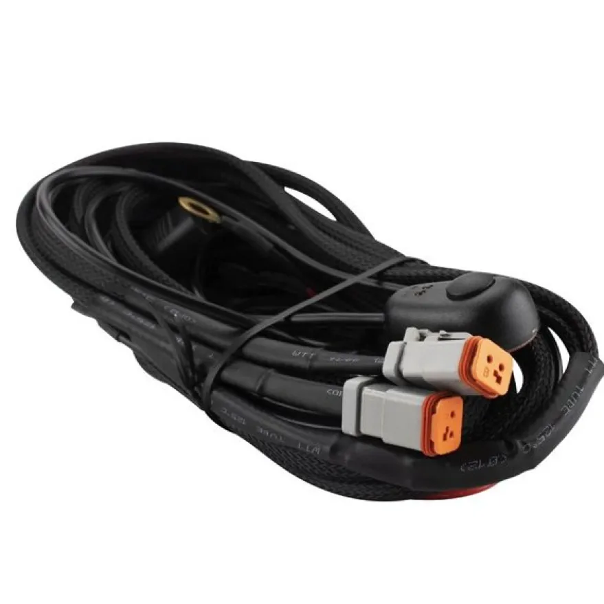 Kabelsats för 2 LED Extraljus 2-Pin Kontakt 320W