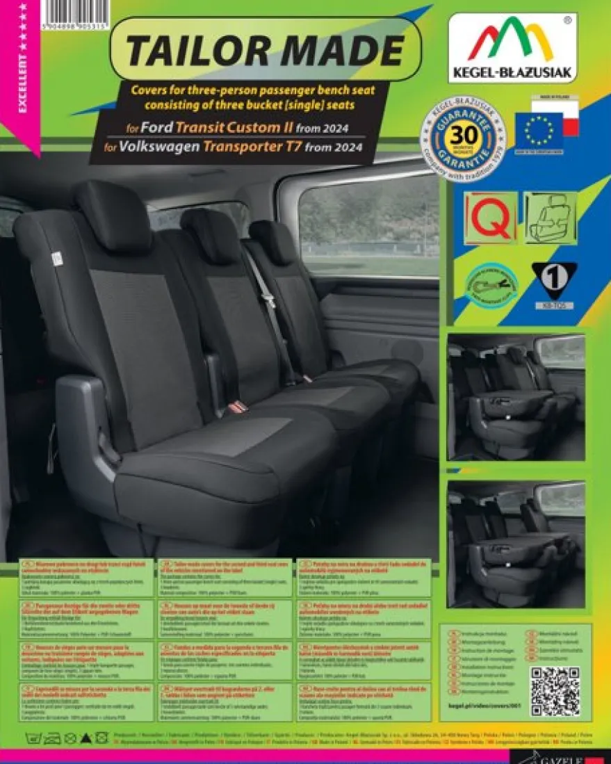 Kegel Bilklädsel Bak VW T7 2024->