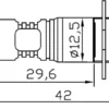 Lampor LED Dimljus H3 Cree 50W