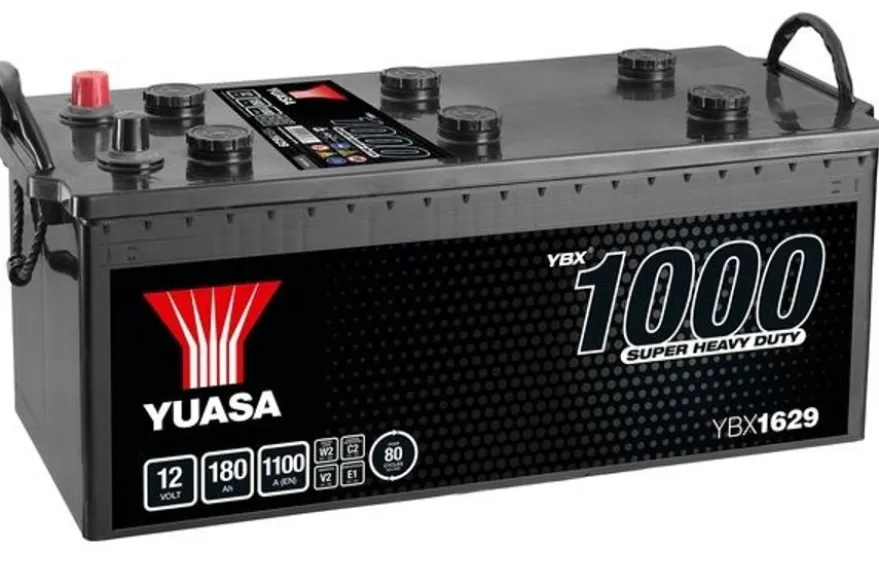 Lastbilsbatteri Yuasa YBX1629 12V 180Ah 1100A