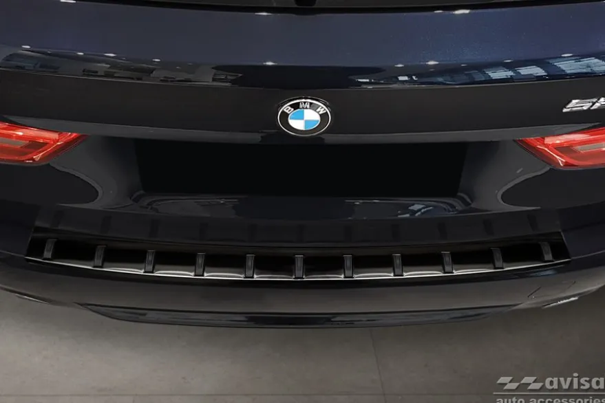 Lastskydd Hybrid Rostfri Svart metall Bmw 5-Serie G31 Touring 2017-2020