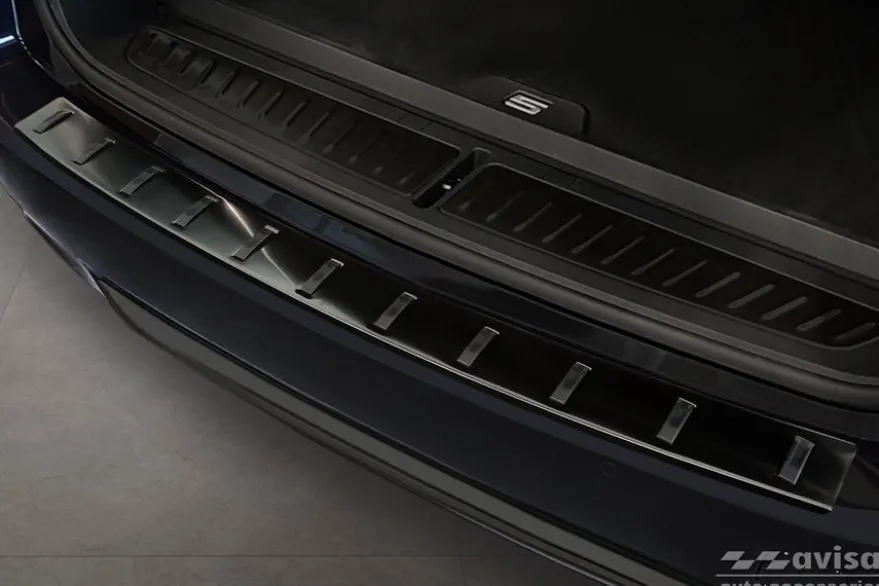 Lastskydd Hybrid Rostfri Svart metall Bmw 5-Serie G31 Touring 2017-2020