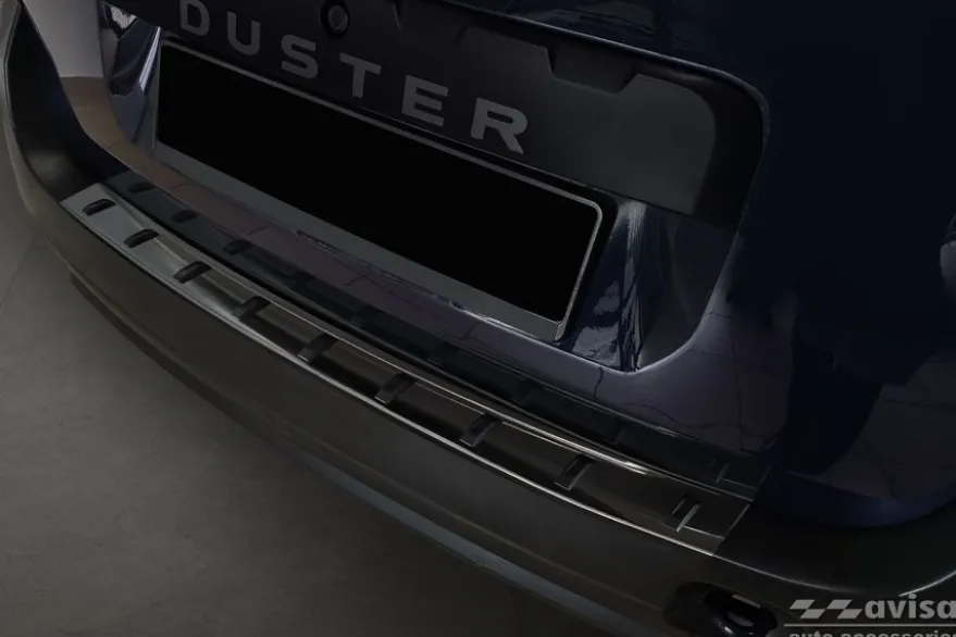 Lastskydd Hybrid Rostfri Svart metall Dacia Duster 2010-2017