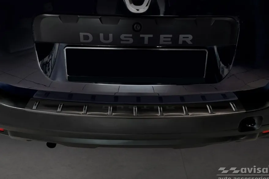 Lastskydd Hybrid Rostfri Svart metall Dacia Duster 2010-2017