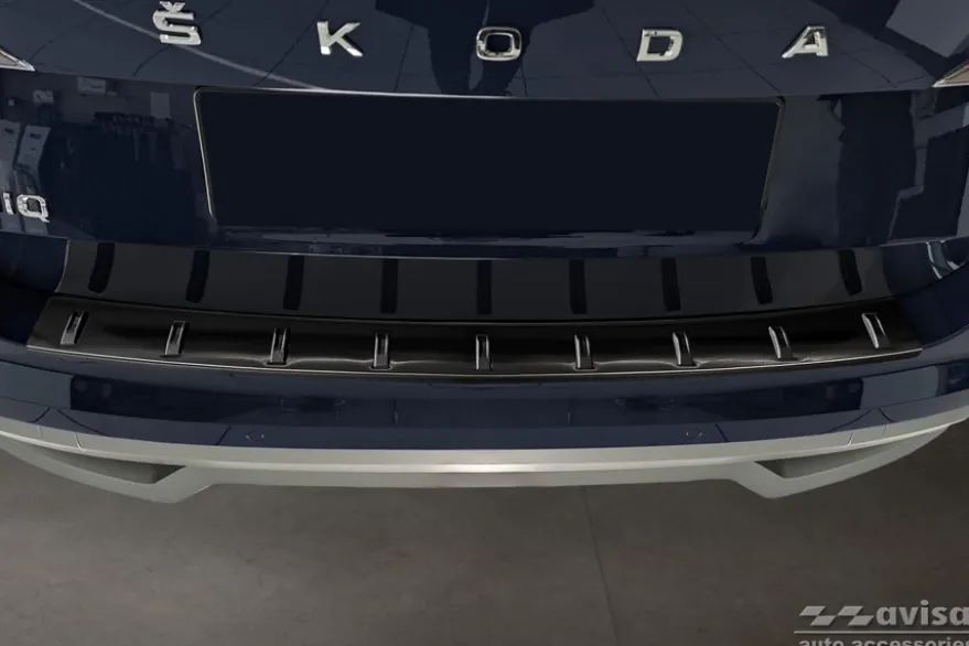 Lastskydd Hybrid Rostfri Svart metall Skoda Kamiq 2019-2024