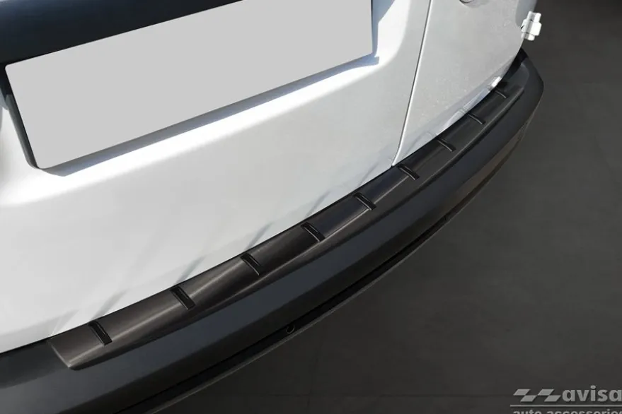 Lastskydd Hybrid Rostfri Svart metall VW Caddy 2003-2020