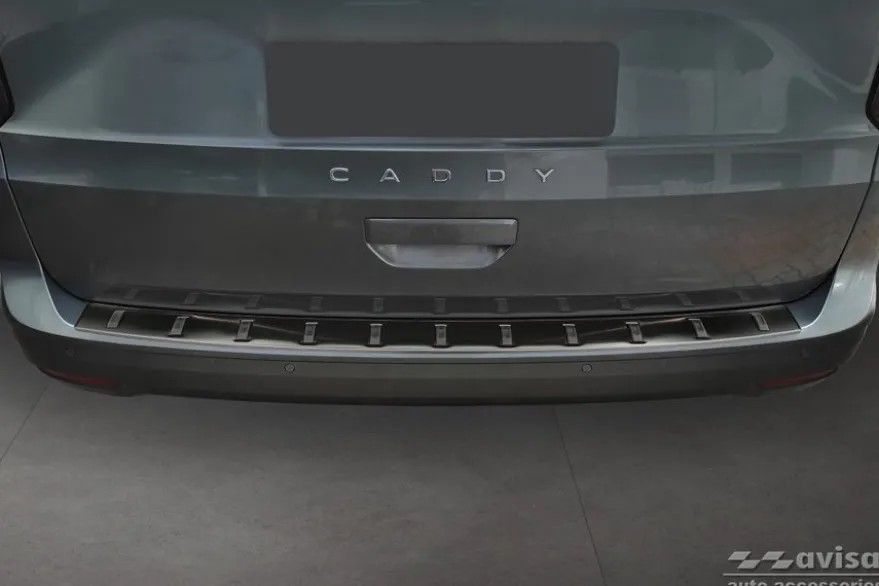 Lastskydd Hybrid Rostfri Svart metall VW Caddy V 2020->