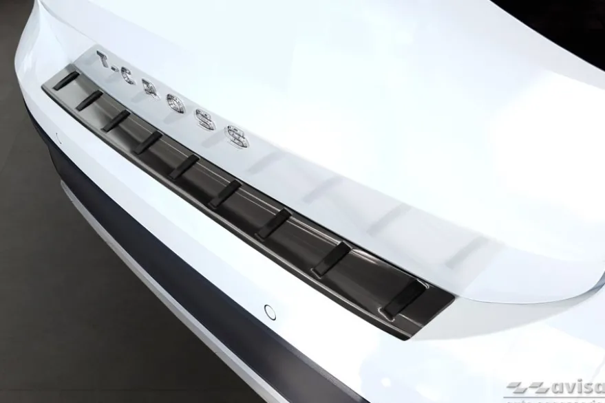 Lastskydd Hybrid Rostfri Svart metall VW T-Cross 2018->