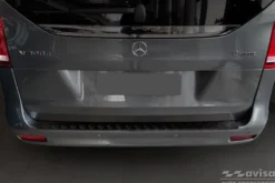 Lastskydd Mattsvart Aluminium Durkplåt till Mercedes V-Klass W447 2014->