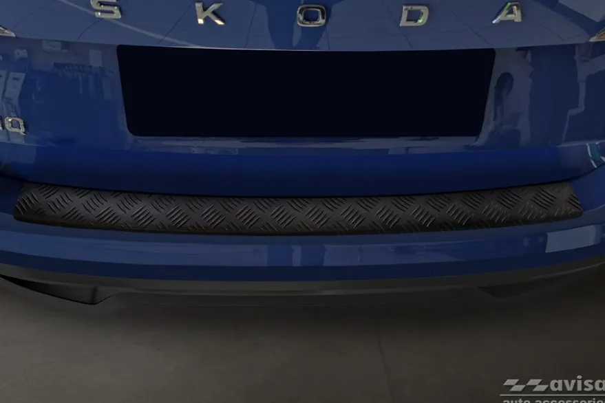 Lastskydd Mattsvart Aluminium Durkplåt till Skoda Kamiq 2019-2024