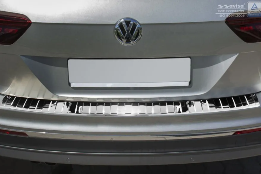 Lastskydd Rostfri Blank Metall Volkswagen Tiguan II Allspace 2017-2024
