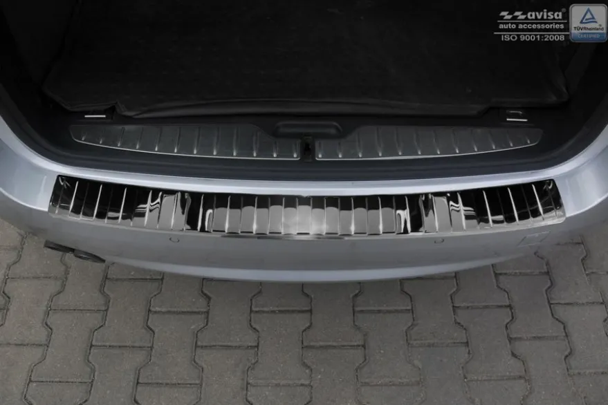 Lastskydd Rostfri Blank Svart Metall Bmw 5-Serie F11 Touring 2010-2017