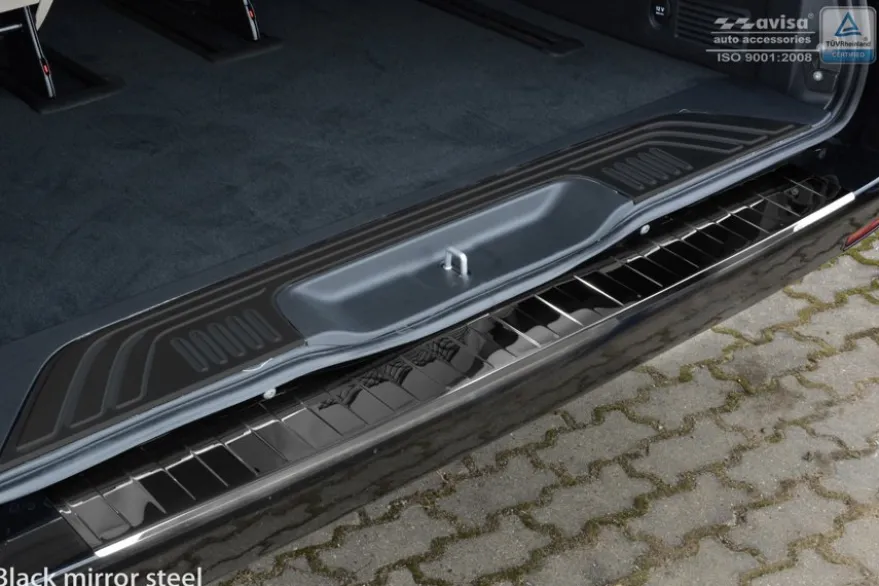 Lastskydd Rostfri Blank Svart Metall Mercedes V-Klass W447 / Vito III 2014->