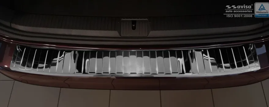 Lastskydd Rostfri Blank Svart Metall Volkswagen Passat B8 Variant / Alltrack 2014-2023