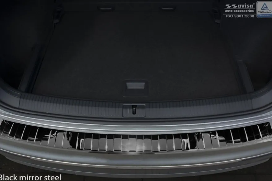 Lastskydd Rostfri Blank Svart Metall Volkswagen Tiguan II Allspace 2017-2024