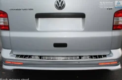 Lastskydd Rostfri Blank Svart Metall Volkswagen Transporter T5, Multivan, Caravelle 2003-2015