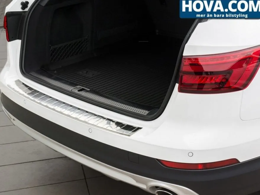 Lastskydd Rostfri Borstad Metall Audi A4 B9 Allroad 2016->