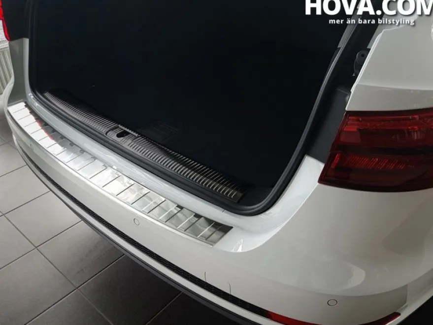 Lastskydd Rostfri Borstad Metall Audi A4 B9 Avant 2015->