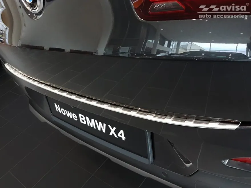 Lastskydd Rostfri Borstad Metall BMW X4 G02 2018->