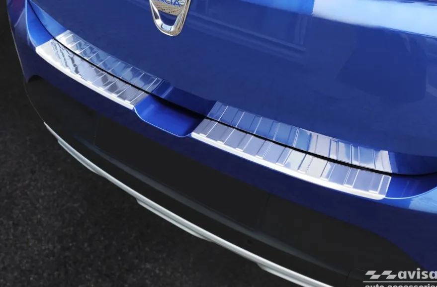 Lastskydd Rostfri Borstad Metall Dacia Sandero III 2020->
