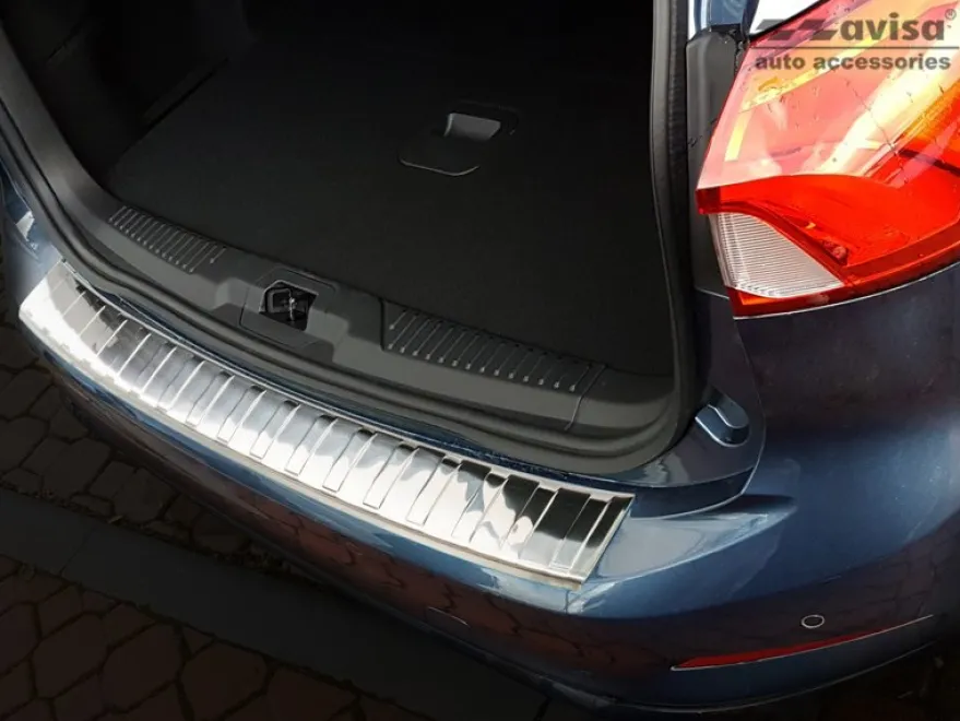 Lastskydd Rostfri Borstad Metall Ford Focus IV Turnier 2018->