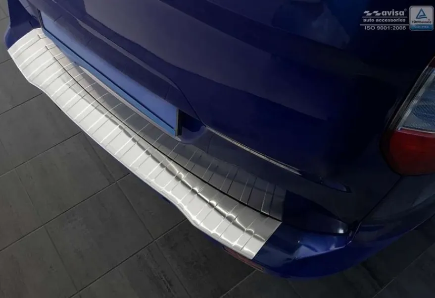Lastskydd Rostfri Borstad Metall Ford Tourneo Courier / Transit Courier II 2014->