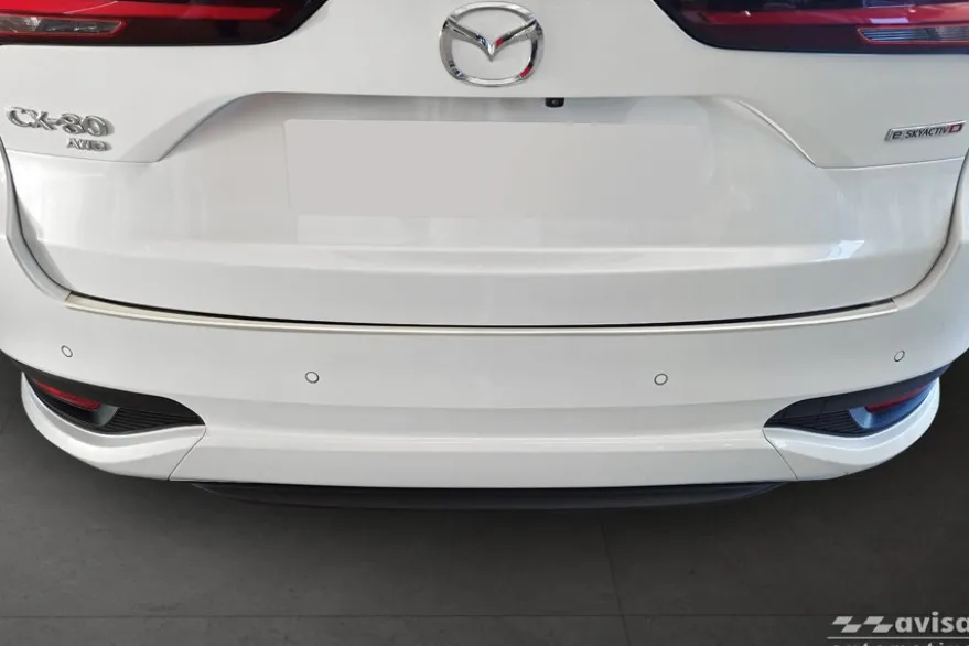 Lastskydd Rostfri Borstad metall Mazda CX-80 2024->