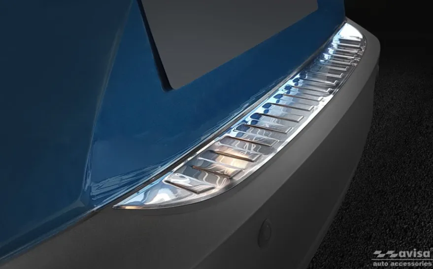 Lastskydd Rostfri Borstad Metall Mazda CX-3 2015->