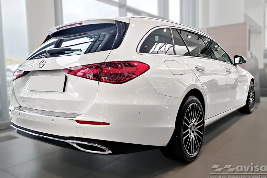 Lastskydd Rostfri Borstad Metall Mercedes C-Klass S206 Kombi 2021->