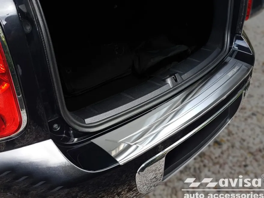 Lastskydd Rostfri Borstad Metall Mini Countryman R60 2010-2014