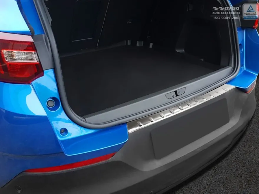 Lastskydd Rostfri Borstad Metall Opel Grandland X 2017-2021